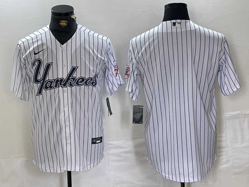 Men's New York Yankees Blank White Pinstripe Fashion Cool Base Jersey,We sell and wholesale Men's New York Yankees Blank White Pinstripe Fashion Cool Base Jersey on line form chian!